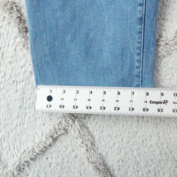 LuLaRoe Elastic Waist Straight Leg Jean Womens 20W High Rise Blue Denim - Picture 8 of 10